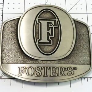 Foster's Belt Buckle Never Worn Metal Beer Advertising Fashion Accessory